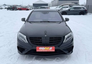 Mercedes Klasa S W222 Limuzyna wersja długa AMG S 63 AMG 585KM 2017 Mercedes-Benz Klasa S 4x4 S63 AMG 5.5 Benz 585 KM 2017r Bezwypadkowy Wa, zdjęcie 14