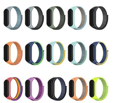 3 SZTUKI - ZESTAW OPASKA ZAMIENNA PASEK NYLONOWY DO XIAOMI MI BAND 3/4/5/6