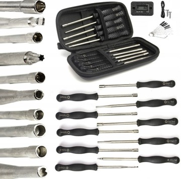 КЛЮЧИ ДЛЯ РЕГУЛИРОВКИ КАРБЮРАТОРА ОТВЕРТКА КОМПЛЕКТ КЛЮЧЕЙ + тахометр + щетки