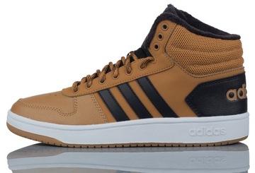 BUTY SPORTOWE MĘSKIE ADIDAS HOOPS 2.0 MID EE7371 R-36