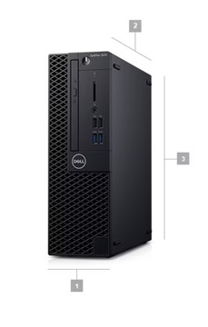 Компьютер DELL Optiplex 3070 SFF i3 8 ГБ, 256 SSD W10P + мышь и клавиатура Dell