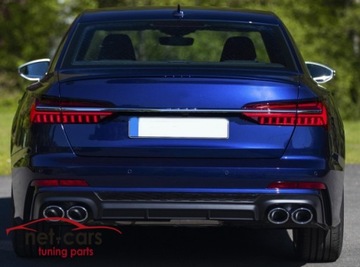 ДИФФУЗОР СПОЙЛЕР AUDI A6 C8 18- WZ RS6 ПОД БАМПЕРОМ S LINE S6