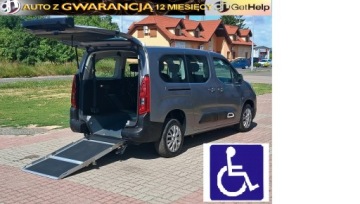 Citroen Berlingo III Osobowy M 1.5 BlueHDi 131KM 2021 Citroen Berlingo XL LONG PFRON Do osób niepełnosprawnych wózek inwalida