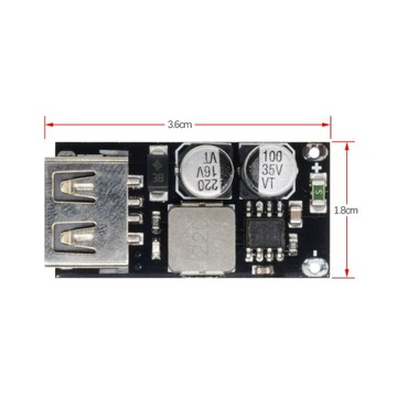 Понижающий модуль питания 12 В/24 В для QC3.0