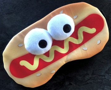 OLDMAN EYEBLADDER RELAXATION SLEEPING MASK ON HOT DOG Резинка