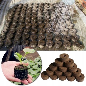 30mm Peat Flower Pot Plants Molds Seeds Flower
