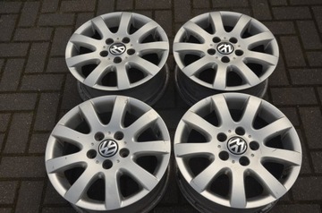 ALU RÁFKY 15 VW 5X112 GOLF VI V SKODA OCTAVIA II // ORIGINÁLNÍ