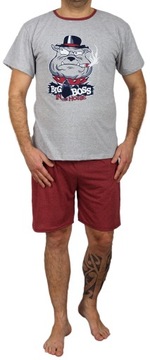 МУЖСКИЕ ПИЖАМЫ 3XL, хлопковые ШОРТЫ BIG BOSS в подарок