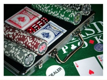 Техасский Холдем Покер Набор для покера в чемодане