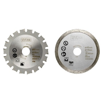 Zestaw tarcz Ryobi 5132004662 85x15mm 2 szt.