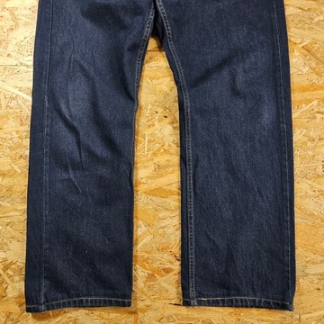 Spodnie Jeansowe LEVIS 508 Granatowe Proste Dżins Jeans 38x32