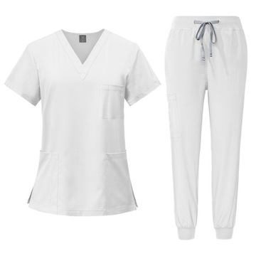 KOMPLET MEDYCZNY KOSZULKA SPODNIE UNIFORM DAMSKI