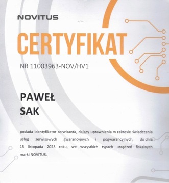 Онлайн-касса NOVITUS NANO II с WiFi + фискализация и обучение