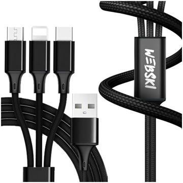 MOCNY UCHWYT HOLDER Z PRZYSSAWKĄ NA TELEFON DESKĘ KOKPIT SZYBĘ + KABEL 3W1