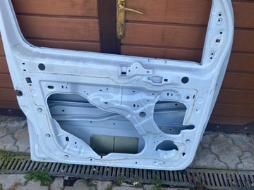 DVEŘE LEVÉ PŘEDNÍ BÍLÉ RENAULT KANGOO 2 II 07-13