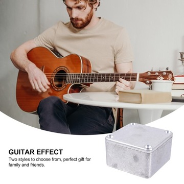 Чехол для гитарной педали с эффектом алюминиевой коробки.