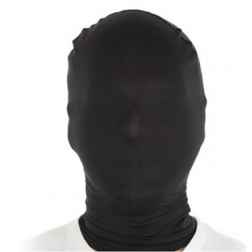 1 x maska Zentai Spandex All Kostium Mask Black /