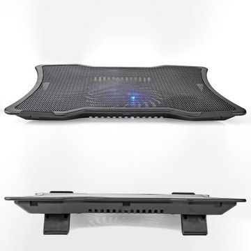 ОХЛАЖДАЮЩАЯ ПОДСТАВКА ДЛЯ НОУТБУКА со светодиодной подсветкой USB