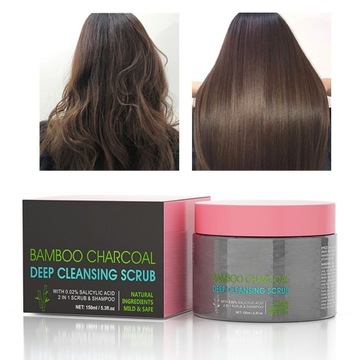 150мл Бамбуковый пилинг для кожи головы.