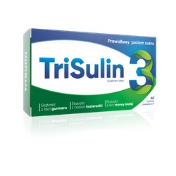 TRISULIN, prawidłowy poziom cukru, 60TABLETEK