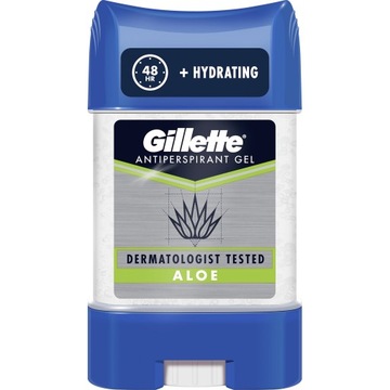 GILLETTE ALOE GEL SZTYFT W ŻELU Z ALOESEM 75ml