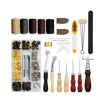 28 sztuk skórzane przyrządy do szycia DIY szy