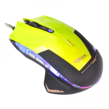 MYSZ DLA GRACZY E-Blue MAZER R 2400DPI ZIELONA
