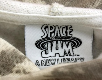 Tunika Sukienka Bluza długa z kapturem Space Jam Kosmiczny Mecz 1X PlusSize