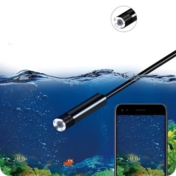 ЭНДОСКОПНАЯ КАМЕРА ДЛЯ ОСМОТРА ANDROID USB-C 5M LED USB-C 3в1