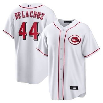 Męska replika koszulki domowej Elly De La Cruz, biała Cincinnati Reds, 3XL
