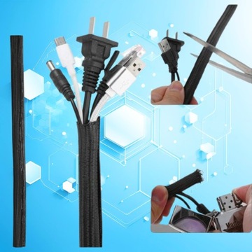 Zestaw organizerów do kabli klipsy uchwyty opaski maskownica 173w1 trytytki