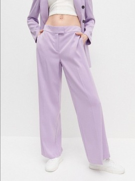 Reserved - jasno fioletowy kostium ze spodniami-40