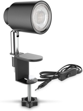 LAMPKA NOCNA DO PÓŁKI - IMADŁO - LED 5W - CZARNA