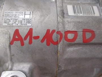 КОМПРЕССОР КОНДИЦИОНЕРА ВОЗДУХА NISSAN RENAULT 92600 7FY0A