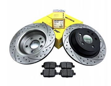 Tarcze + Klocki MIKODA TUNING JEEP CHEROKEE KL TYŁ 320mm