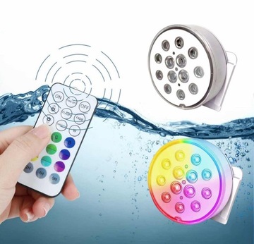 ОСВЕЩЕНИЕ БАССЕЙНА СВЕТОДИОДНЫЕ ЛАМПЫ ПОДВОДНАЯ ЗАРЯДКА ДЛЯ САДА USB 4 ШТ.