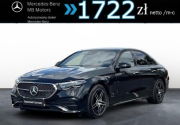 Mercedes Klasa E W214 Sedan 2.0 220d 197KM 2025 Mercedes-Benz Klasa E SalonPL 4Matic AMG 9G CarPlay Distronic Digital LED