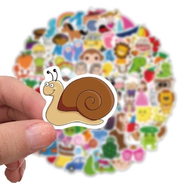 ZESTAW NAKLEJEK WLEPY STICKERBOMB MIX DZIECI 90szt