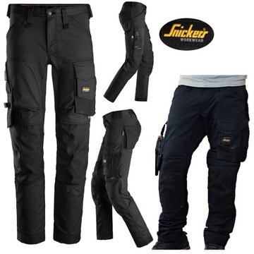 Spodnie robocze Snickers 6341 Stretch 48 Allround ELASTYCZNE i Trwałe