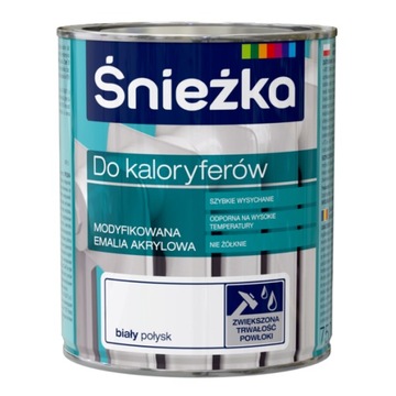 Emalia akrylowa do kaloryferów grzejników 0.75L