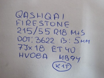 KOLA RÁFKY PNEUMATIKY NISSAN QASHQAI R18 5MM M+S