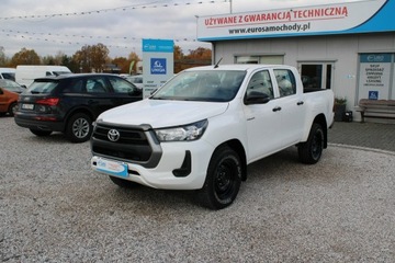 Toyota Hilux VIII Pojedyncza kabina Facelifting 2.4 D-4D 150KM 2021 Toyota Hilux F-Vat Salon Polska Gwarancja HAK, zdjęcie 1