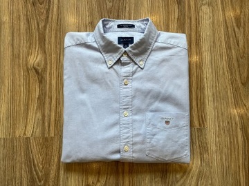 GANT THE OXFORD SHIRT REGULAR MĘSKA KOSZULA KRÓTKI RĘKAW R. M 40 KOLOR LOGO