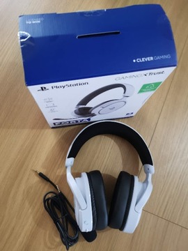 Игровые наушники PS5 Trust GXT 498 Forta, белые