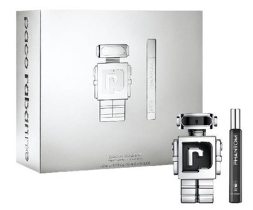 ZESTAW PREZENTOWY PACO RABANNE PHANTOM 100ML + 10ML WODA TOALETOWA MĘSKA