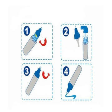 Коврик для воды XL для рисования водой и набор маркеров для рисования в подарок для детей