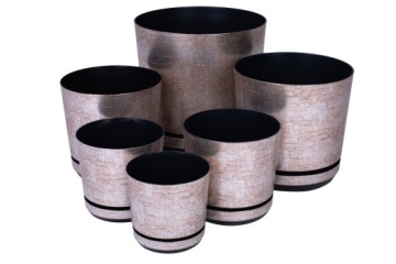 Имитация дерева, деревянный цветочный горшок 16, рустик