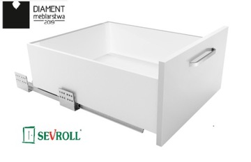 Szuflada SEVROLLBOX SLIM h=199mm biały-450mm