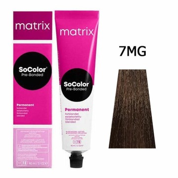 MATRIX SOCOLOR PRE-BONDED PERMANENT FARBA DO WŁOSÓW 7MG 90ML