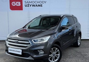 Ford Kuga II SUV Facelifting 1.5 EcoBoost 182KM 2017 Ford Kuga 1.5 EcoBoost 182KM 4x4 AT6 Titanium Salon PL ASO I-wszy wlascici, zdjęcie 1